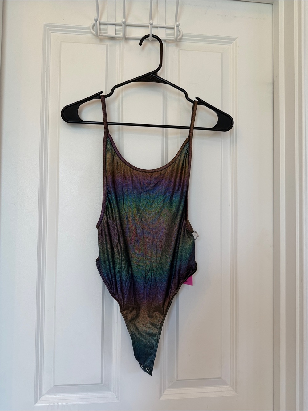 3/$20 Womens Iridescent Rainbow bodysuit